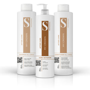 MY CROWN Shampoo, Conditioner & Activator Kit