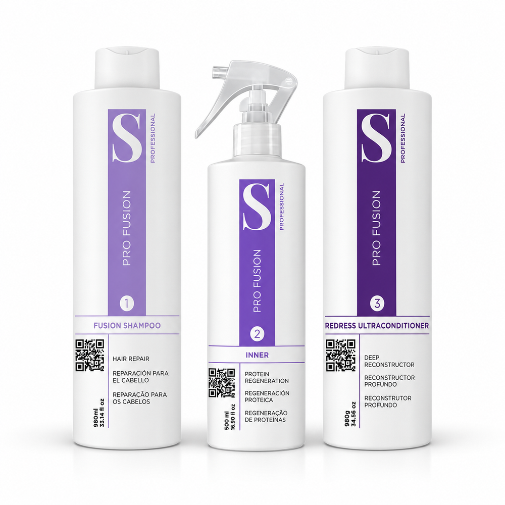 PRO FUSION 3-Step Shampoo, Inner & Redress Kit