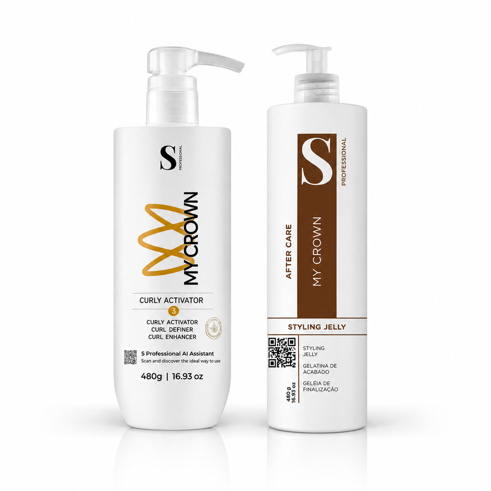 MY CROWN Curly Activator & Styling Jelly Duo Kit 480g
