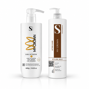 MY CROWN Curly Activator & Styling Jelly Duo Kit 480g